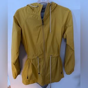 Columbia Women's Rain Jacket in Bright Yellow